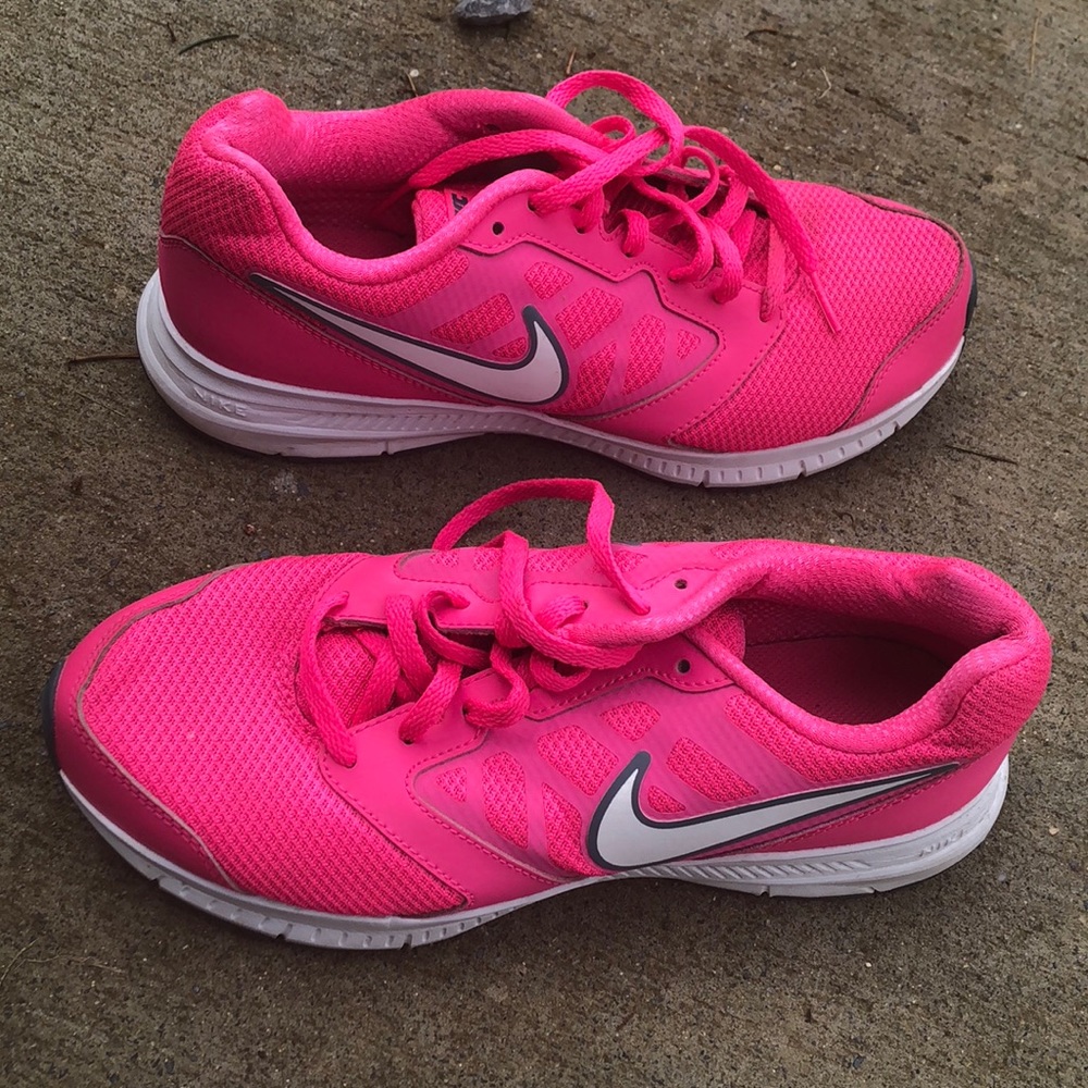 Hot pink Nike’s